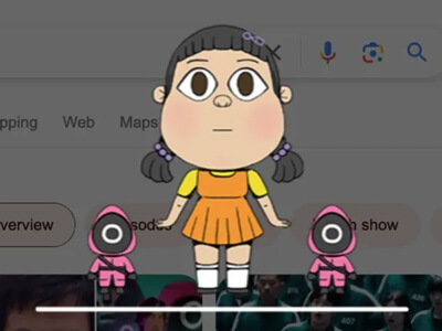 Google 오징어 게임 이스터에그